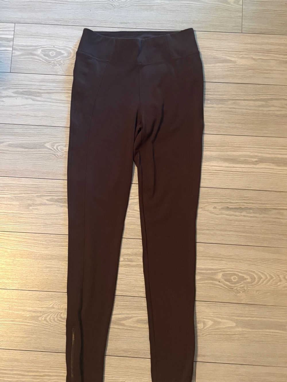 Athleta Chocolate Brown High-Rise Ponte Leggings